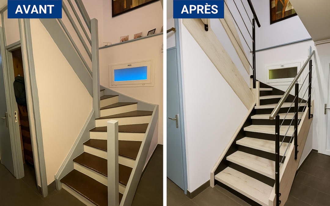 Votre escalier est moche ? Inutile de le démolir pour le transformer