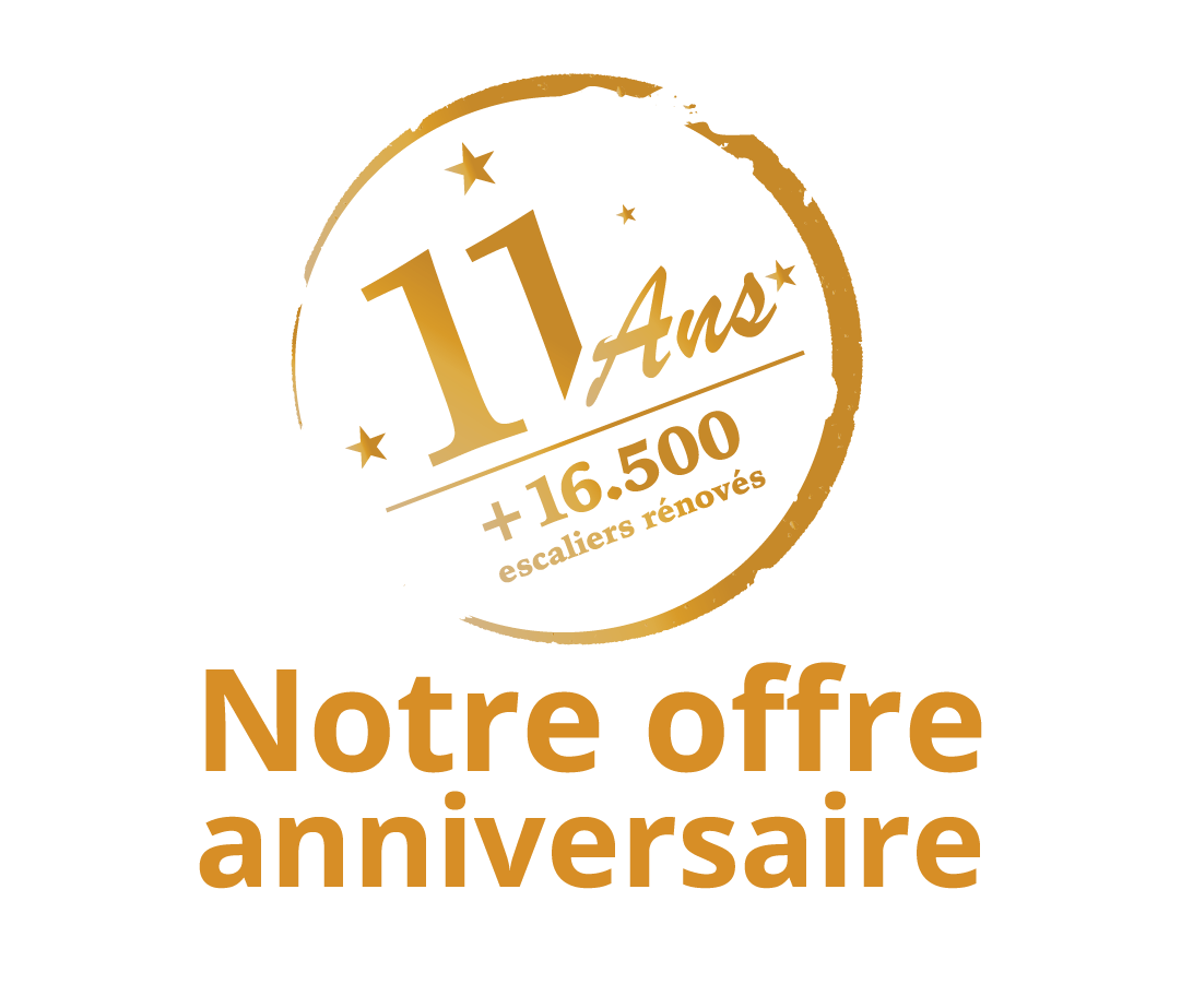 11 ans · +16 500 escaliers rénovés
