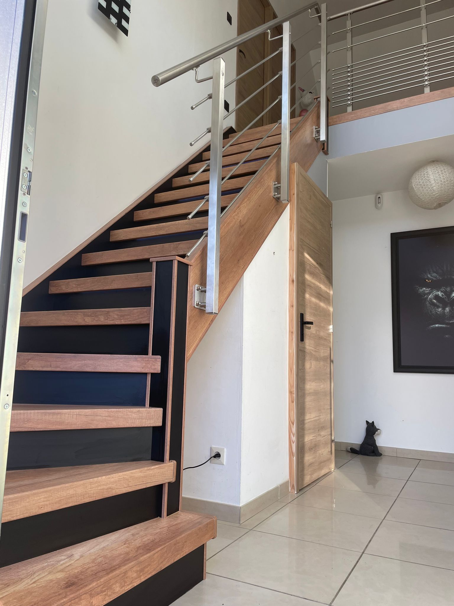 Escalier avec couvre-marche