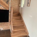 Edith transforme son escalier à Mont Sur Courville