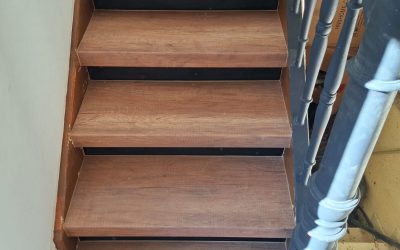 Olivia transforme son escalier à Bening les Saint Avold