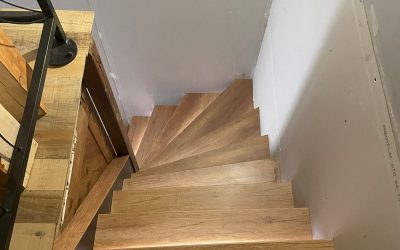 La transformation de l’escalier de Guillaume à Chilly