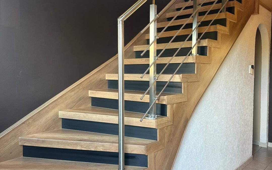 Alain transforme son escalier à Bastogne