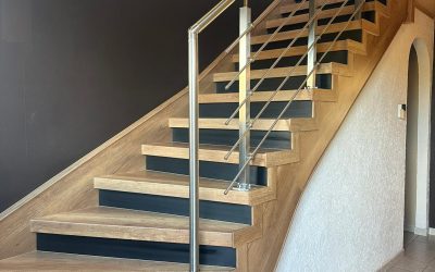 Alain transforme son escalier à Bastogne