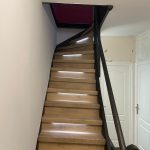 L’habillage de l’escalier d’Olivier à Bening-les-Saint-Avold