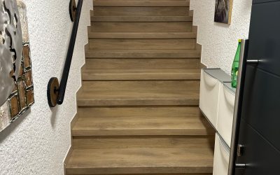 Caterina transforme son escalier à Rosières-aux-Salines