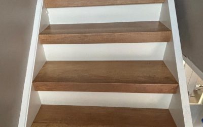 Amélie transforme son escalier à Marquillies