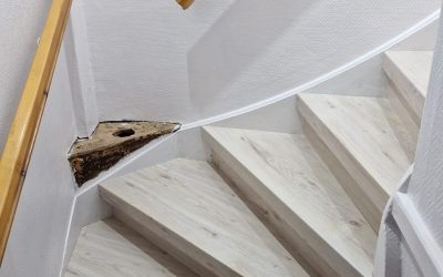 Pascal transforme son escalier à Billy Montigny