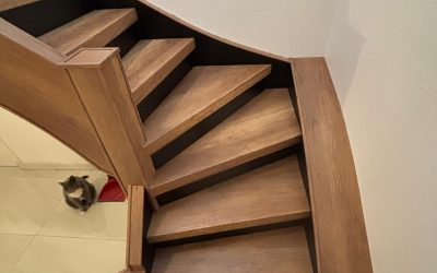 Isabelle et la transformation de son escalier à Villerupt