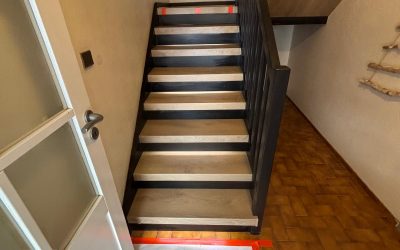 Habillage de l’escalier de Roland à Metz