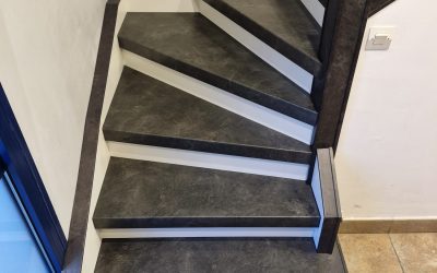 Christel transforme son escalier à Linselles