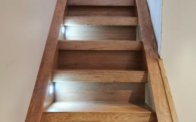 Agnès transforme son escalier à Gresswiller