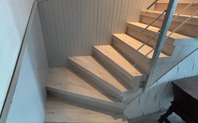 Monique transforme son escalier à Verdun