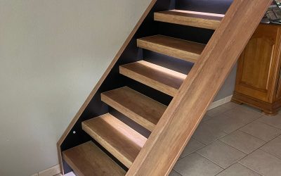 Modernisation de l’escalier de Sylvaine et Fabien à Herméville-en-Woëvre