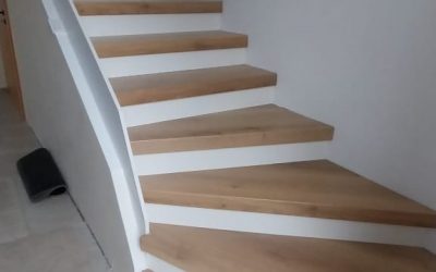 Adrien transforme son escalier à Woustviller