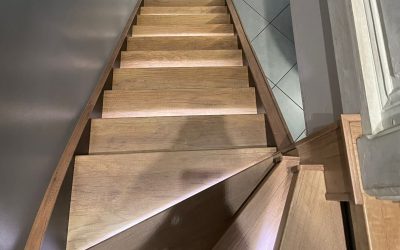 Olivier transforme son escalier à Cuinchy