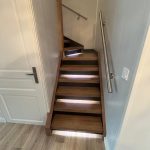 Patrick modernise son escalier à Burbure