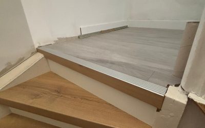 Transformation de l’escalier de Sebastien à Forchies La Marche