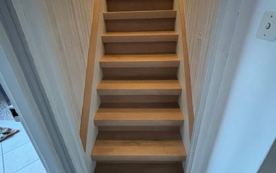 Corinne transforme son escalier à Attilly
