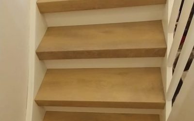 Denis transforme son escalier à Plappeville