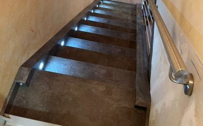 Juliette transforme son escalier à Guebwiller