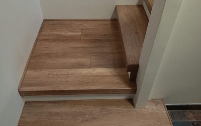 Habillage de l’escalier de Filipe à Petange