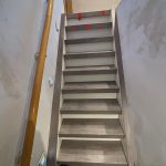 L’habillage de l’escalier de Dominique à Hamois
