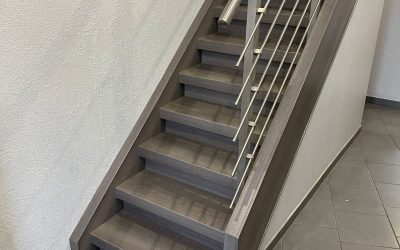 Patrick transforme son escalier à Sainte Marie Sur Semois