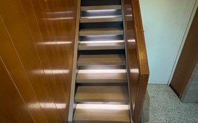 Transformation de l’escalier d’Allyson à Ecaussines