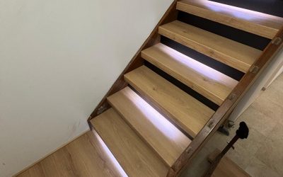 Alix métamorphose son escalier à Flastroff