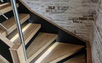 Dimitri transforme son escalier à Nivelle