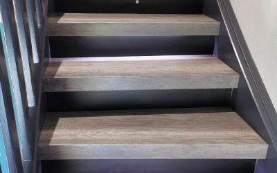 Habillage de l’escalier de Fabienne à Gundershoffen