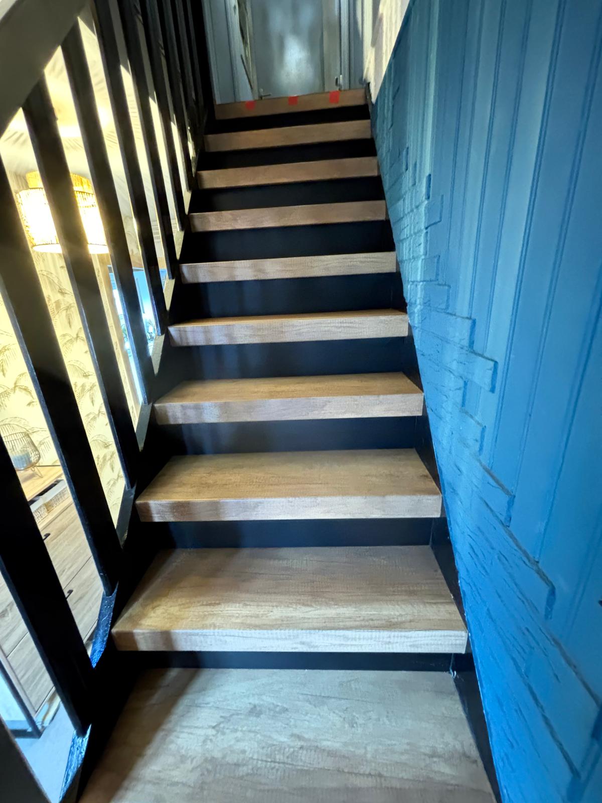 Rénovation escalier à ORHCIES – ISABELLE – Après travaux – Photo 3