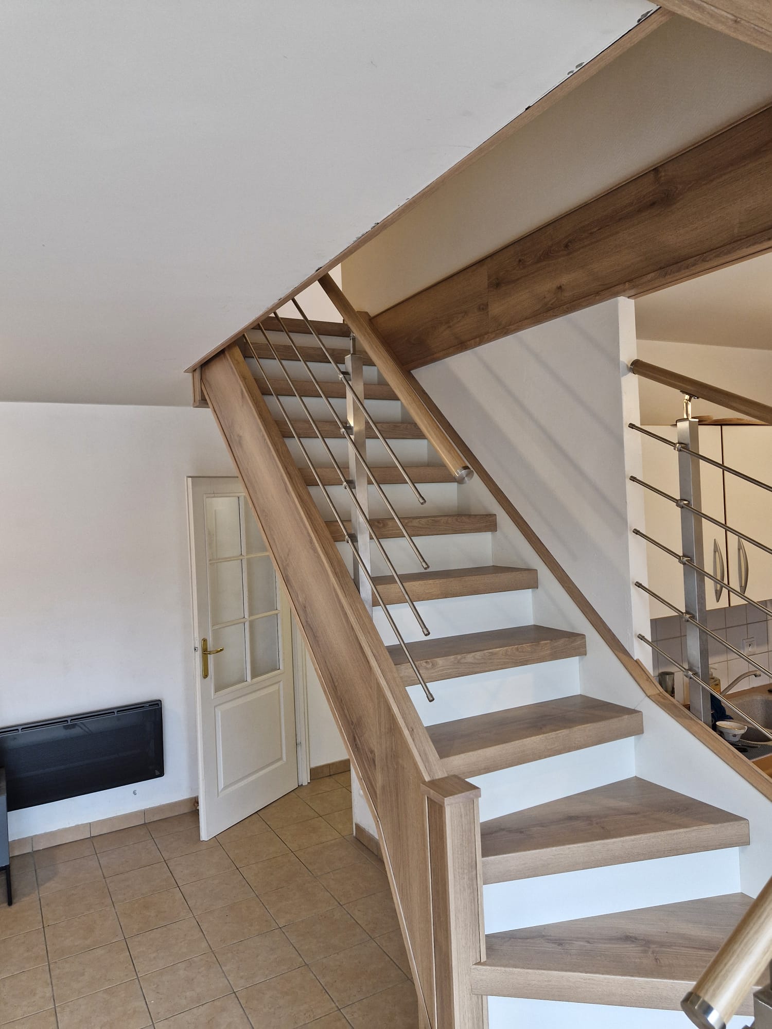 Rénovation escalier à SINGATTE – CHRISTIAN – Après travaux – Photo 4