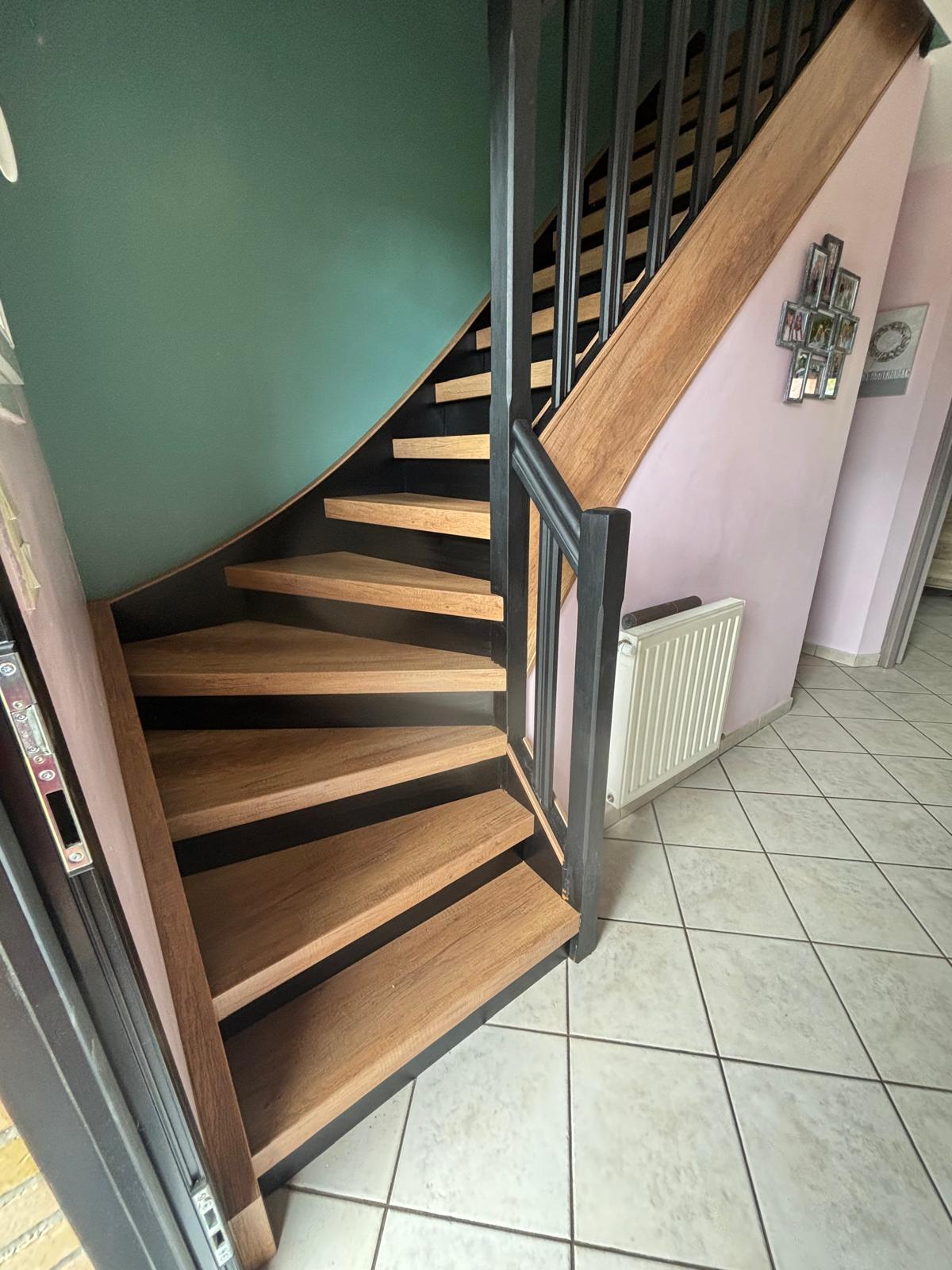 Rénovation escalier à COURRIERES – SOPHIE – Après travaux – Photo 4