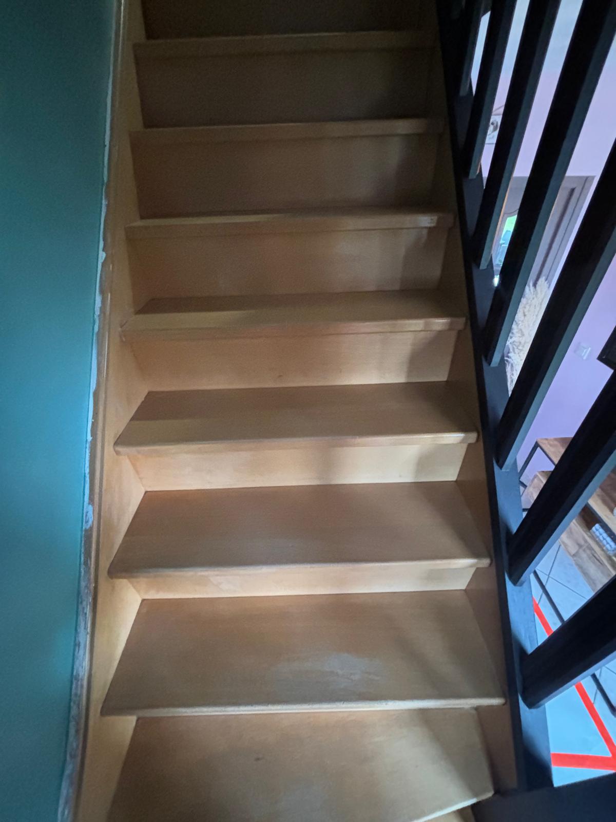 Rénovation escalier à COURRIERES – SOPHIE – Avant travaux – Photo 2