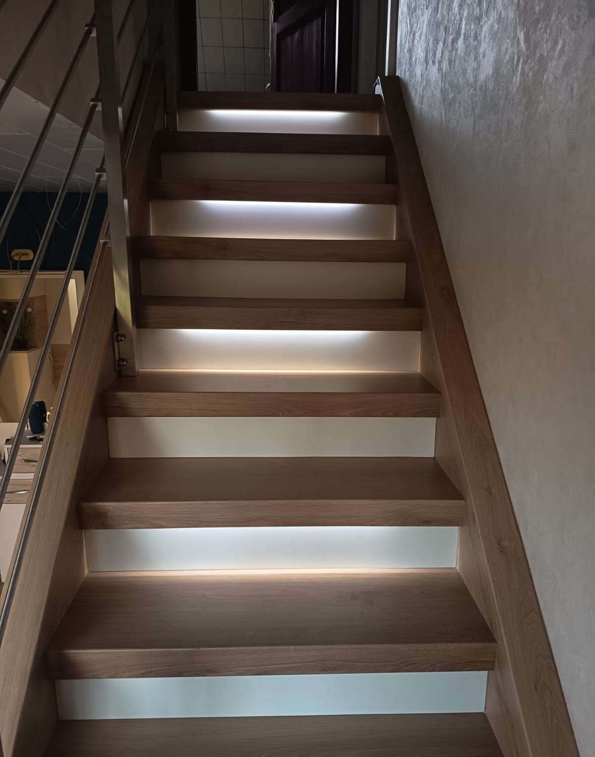 Rénovation escalier à DAUBENSAND – MATERNE – Après travaux – Photo 4